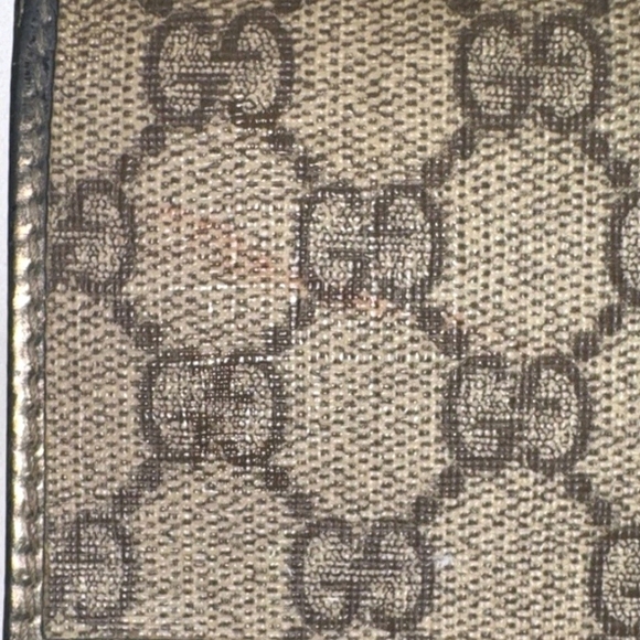 Gucci Vintage GG Plus Women's Monogram Canvas Long Wallet - Picture 7 of 13